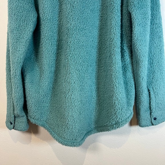 Outerknown Men's Standard Skyline Sherpa Fleece Shirt Jacket Size M Button Front - Picture 11 of 13